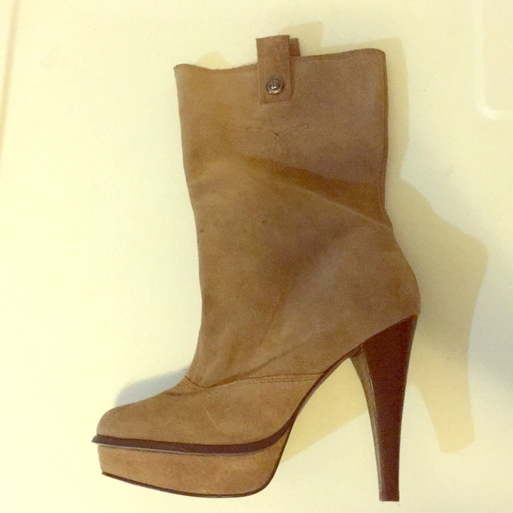 Calvin Klein Jeans platform suede boots- Veronica